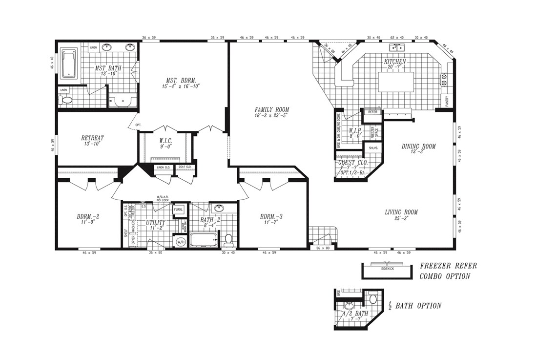 The 9585-S MAJESTIC (NEW) Floor Plan